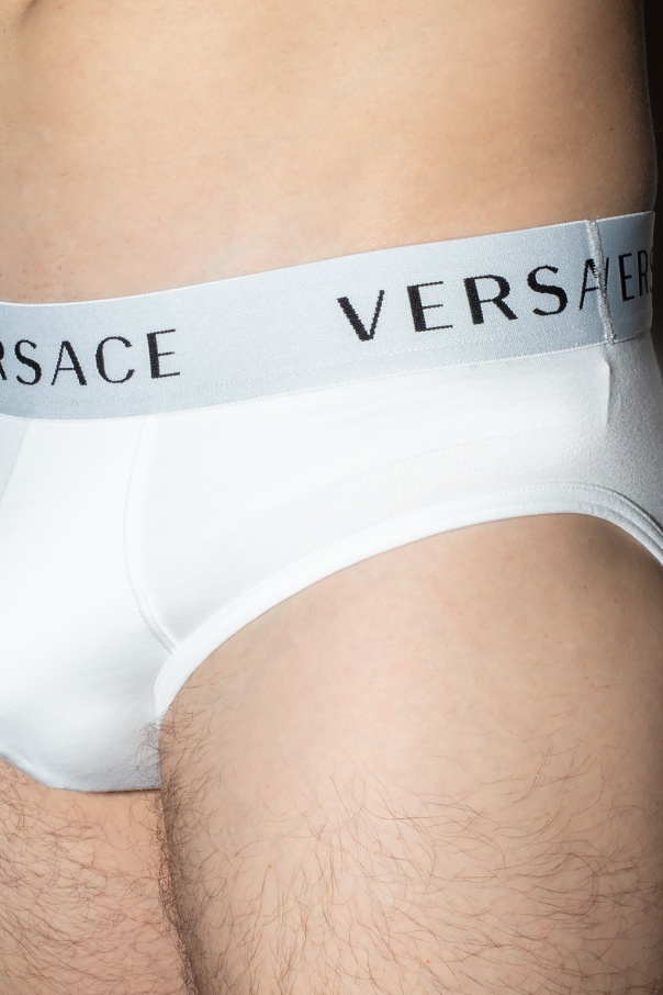 White 2-pack briefs Versace - SchaferandweinerShops Japan
